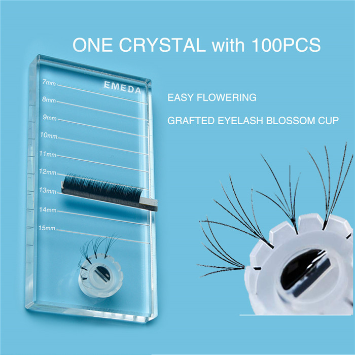 Eyelash extension Glass Crystal tray JH202